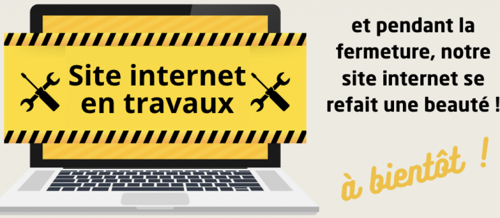 actualité Travaus site internet