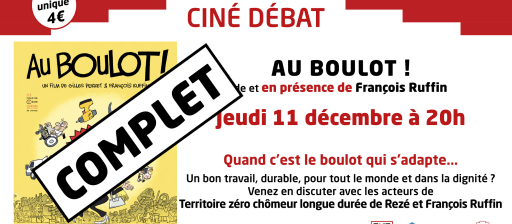actualité Ciné-débat : Tous au boulot ?